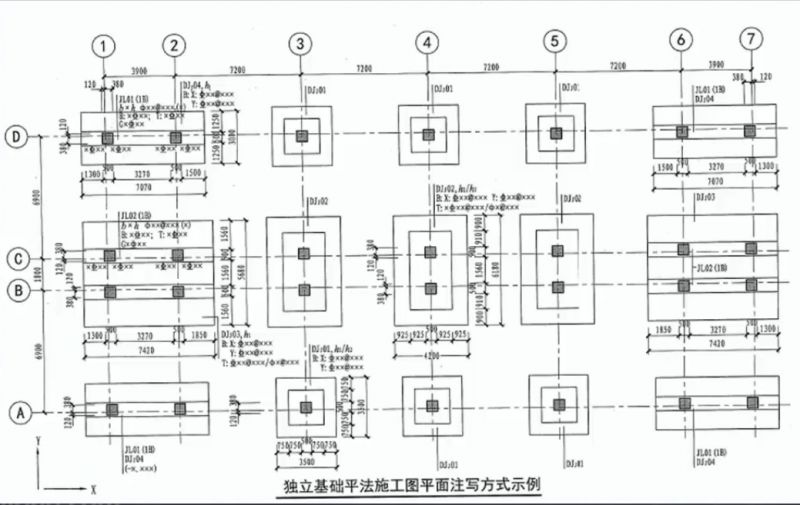 平法施工图示例