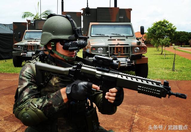 军事丨巴西ia-2突击步枪,以被巴西陆军少量装备