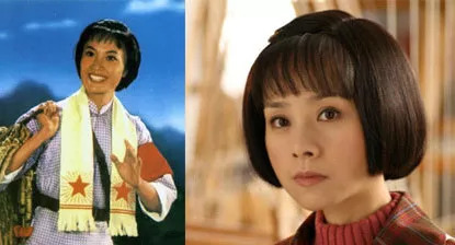 70年代的上海,满城尽是柯湘头.柯湘是样板戏《杜鹃山》的女主角.