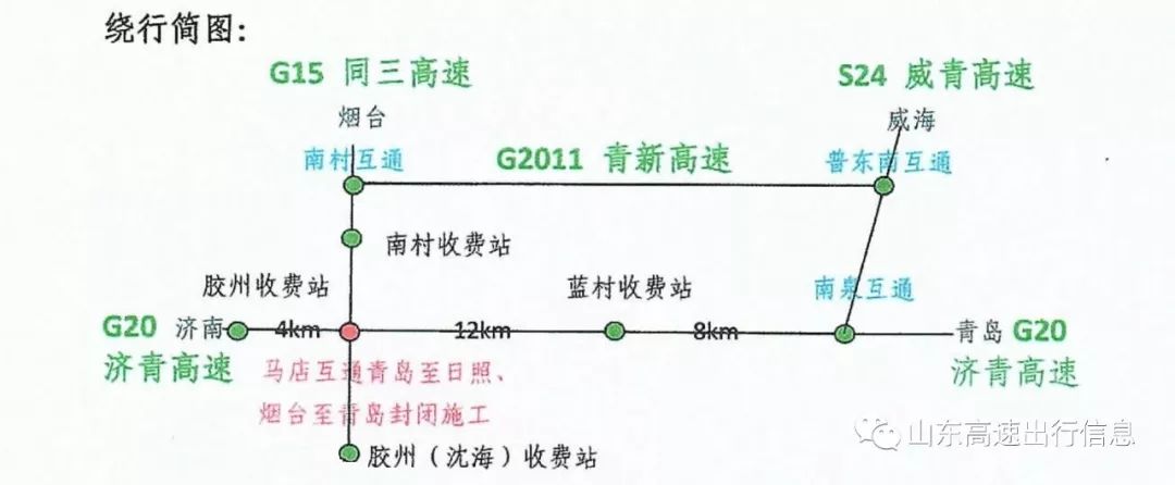 g20济青高速周村收费站明日起封闭施工5个月