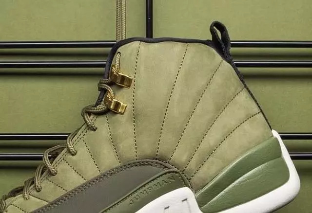 金扣军事风Air Jordan 12 保罗CP3 橄榄绿新品热度高涨KK体育！(图2)