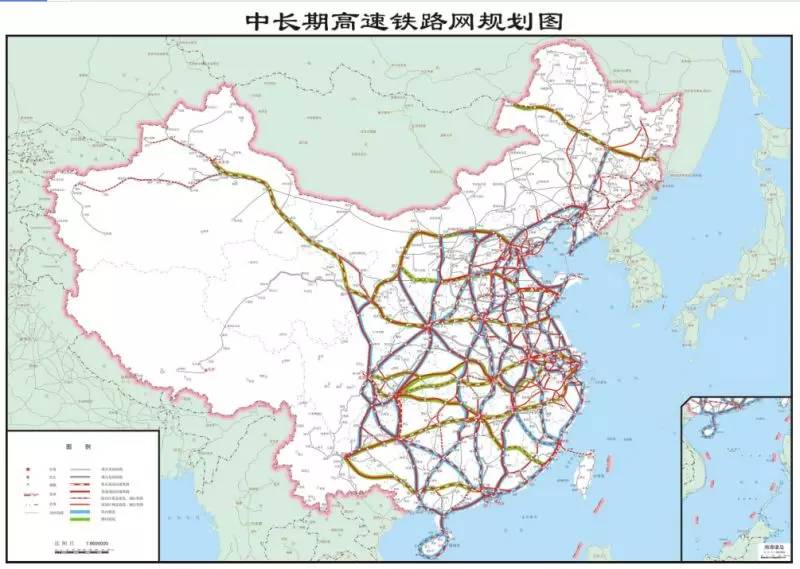 《中长期铁路网规划》兰太高速铁路东西走向的重要高铁兰太高速铁