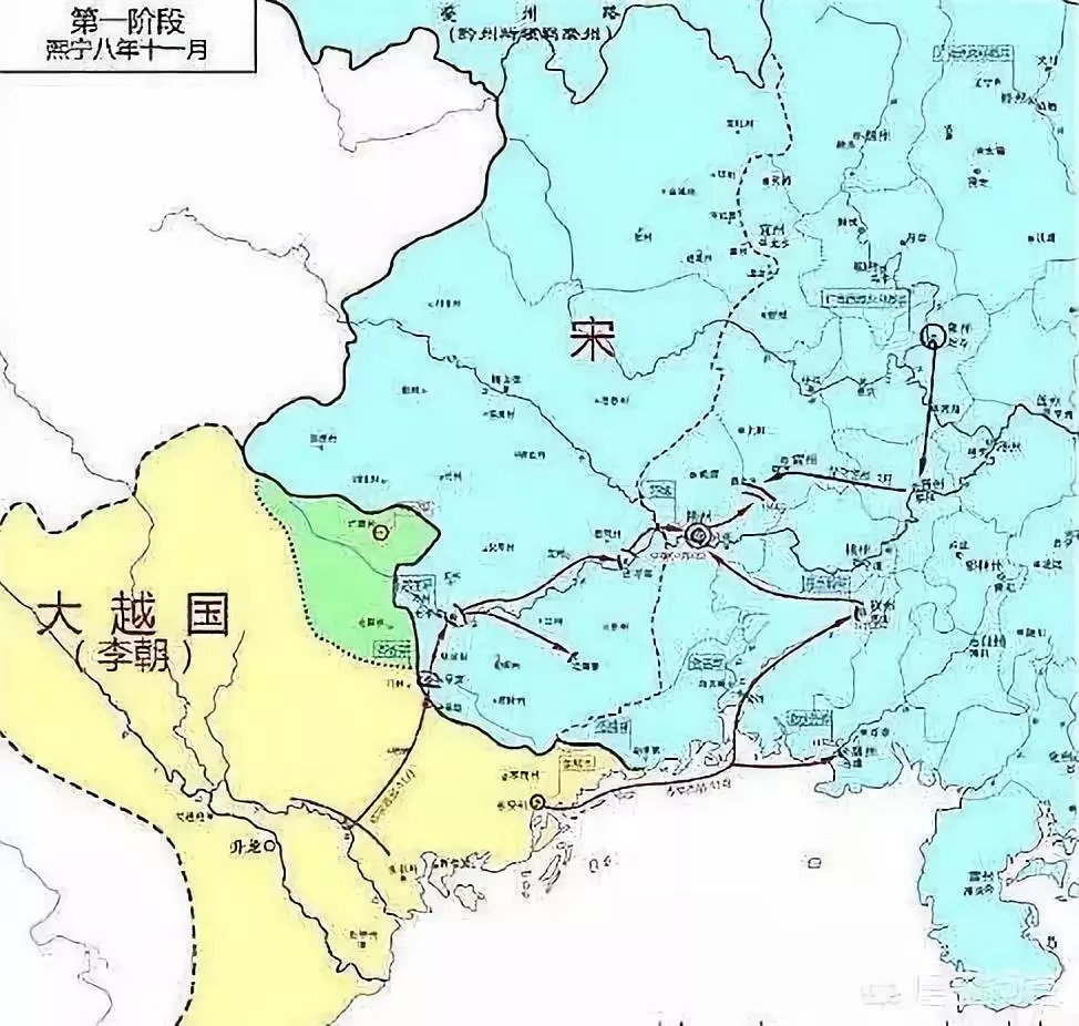 北宋与越南李朝的地图图片