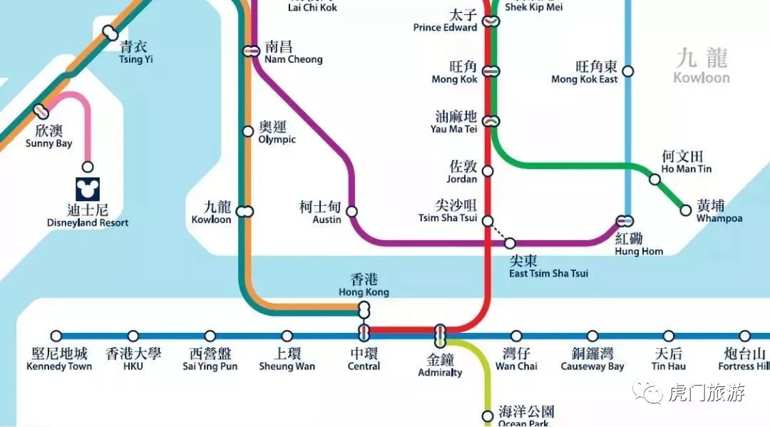 香港→内地: 香港西九龙站位于香港西九龙油尖旺区,交通十分便利.