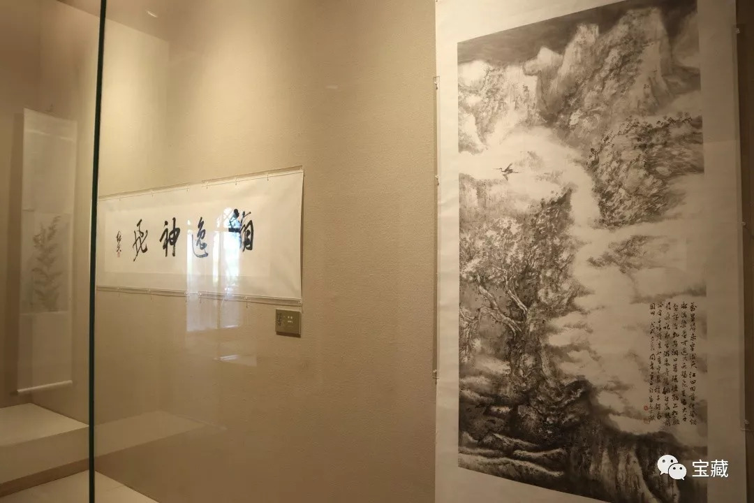 中国美术学院中国画系篮球队历届队员作品群展在杭州国画院美术馆开幕