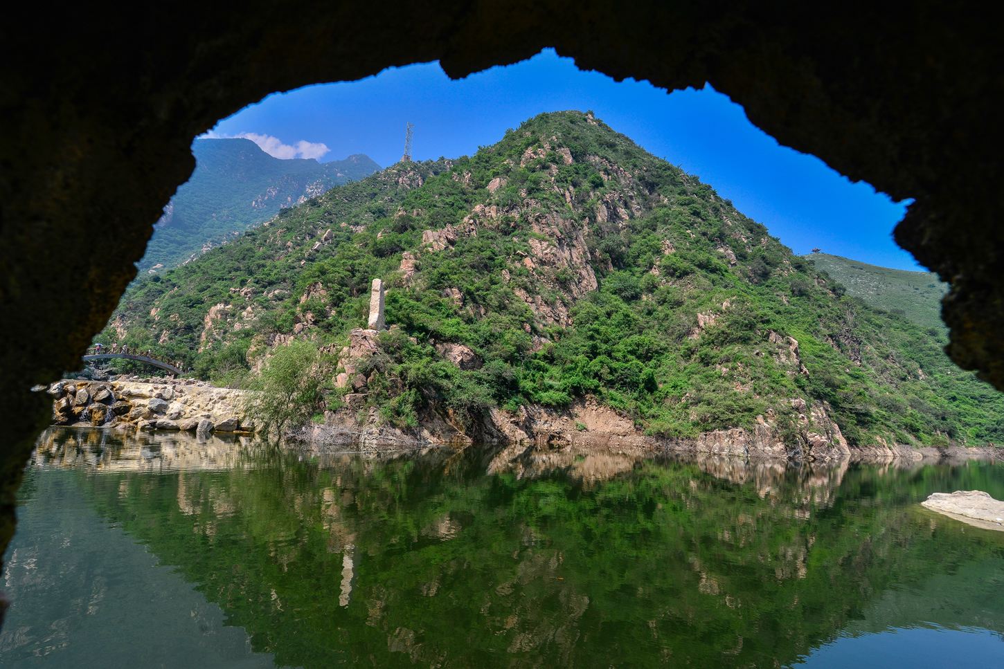 山西永济民俗博览雪花山