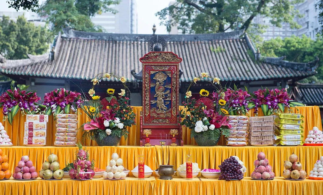 水陆法会第六天丨举行瑜伽焰口法会(明日法会圆满,将隆重举行送圣仪式