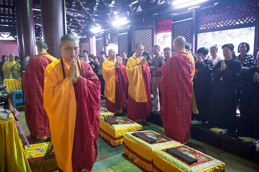 水陆法会第六天丨举行瑜伽焰口法会明日法会圆满将隆重举行送圣仪式