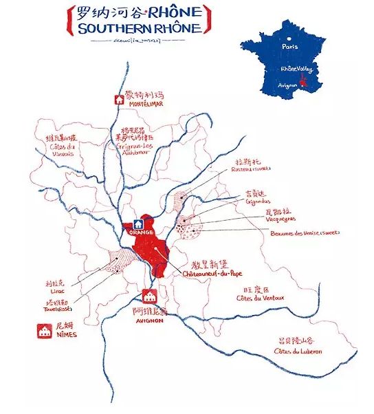 葡萄酒系列基础知识篇之产区篇罗讷河谷