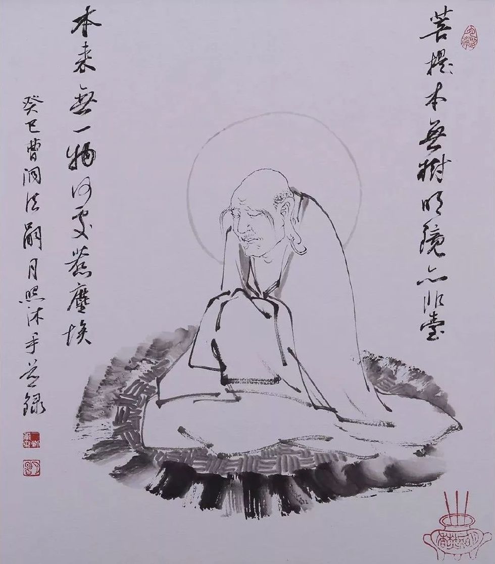 菩提本无树￥65000尺寸68cm*68cm