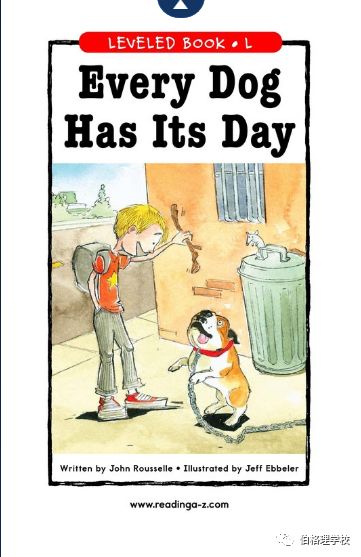 【伯格理】--阅读--Every Dog Has Its Day