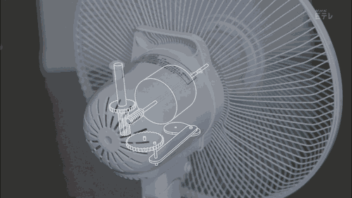 一张图看懂电风扇的结构
