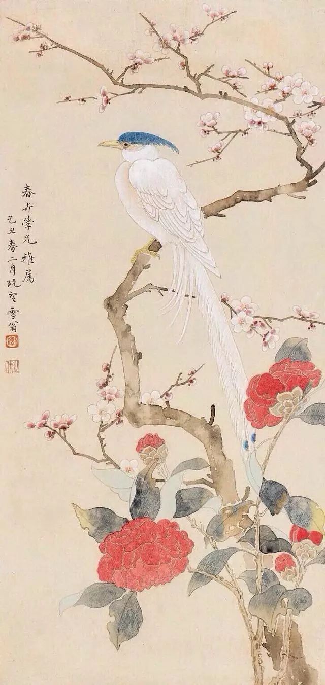 花开见佛工笔画大师陈之佛作品