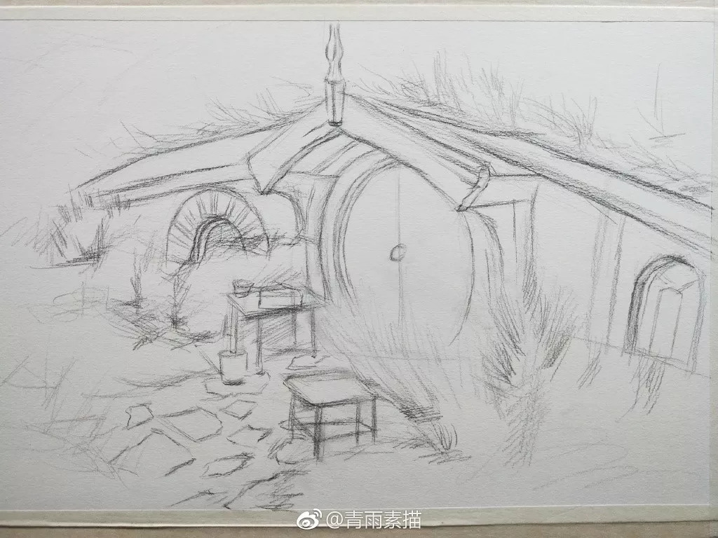 素描步骤霍比特人之家