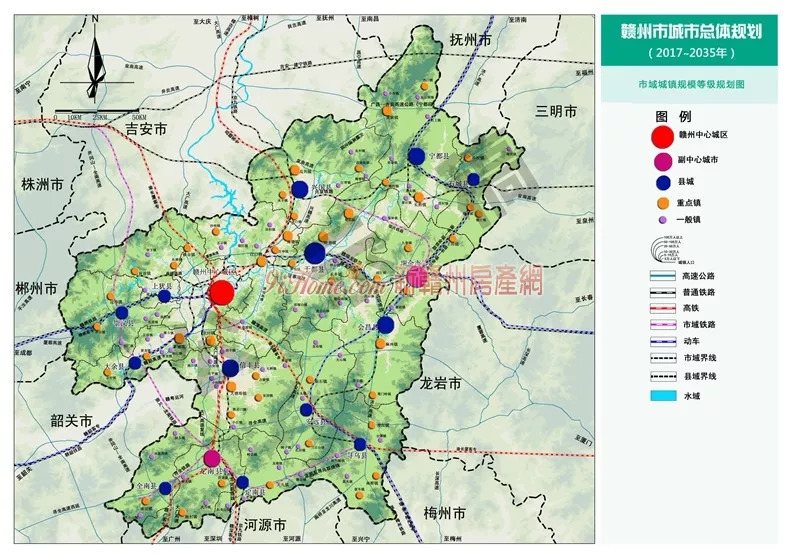 图解!赣州市城市总体规划(2017-2035年)出炉!