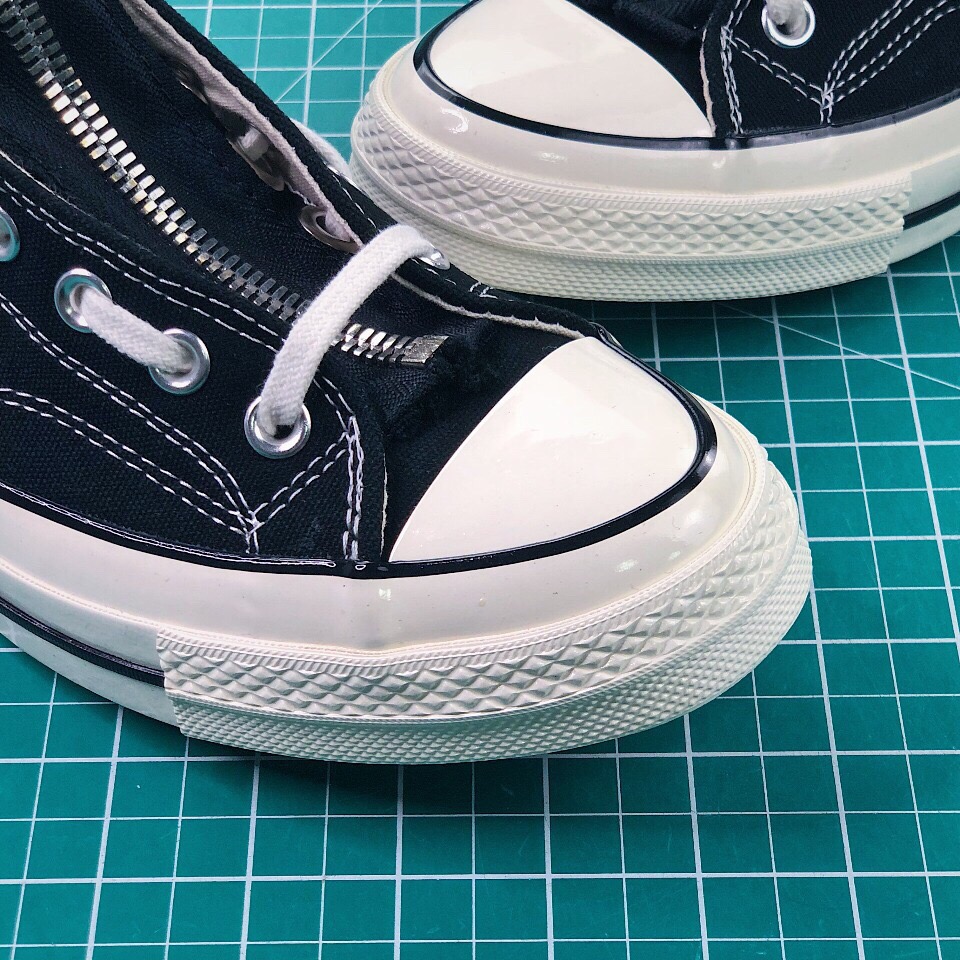 converse high 1970 匡威拉链鞋舌高帮帆布鞋