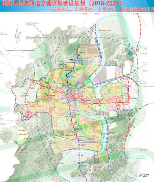 衡阳市城市轨道交通线网及近期建设规划