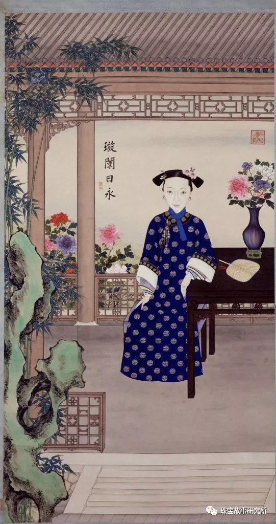 《孝贞显皇后像》,清,绢本,设色,纵169.5cm,横90.3cm.