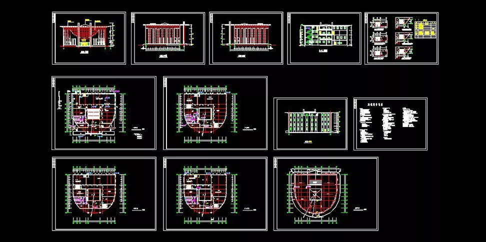 【cad】图书馆设计不会画,好巧cad图纸就来了