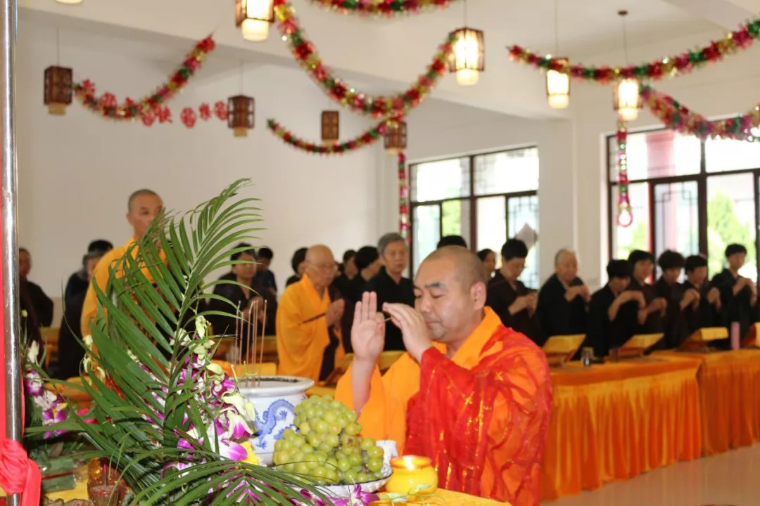 供佛斋僧,孝亲报恩,靖江西来寺盂兰盆供法会圆满举行