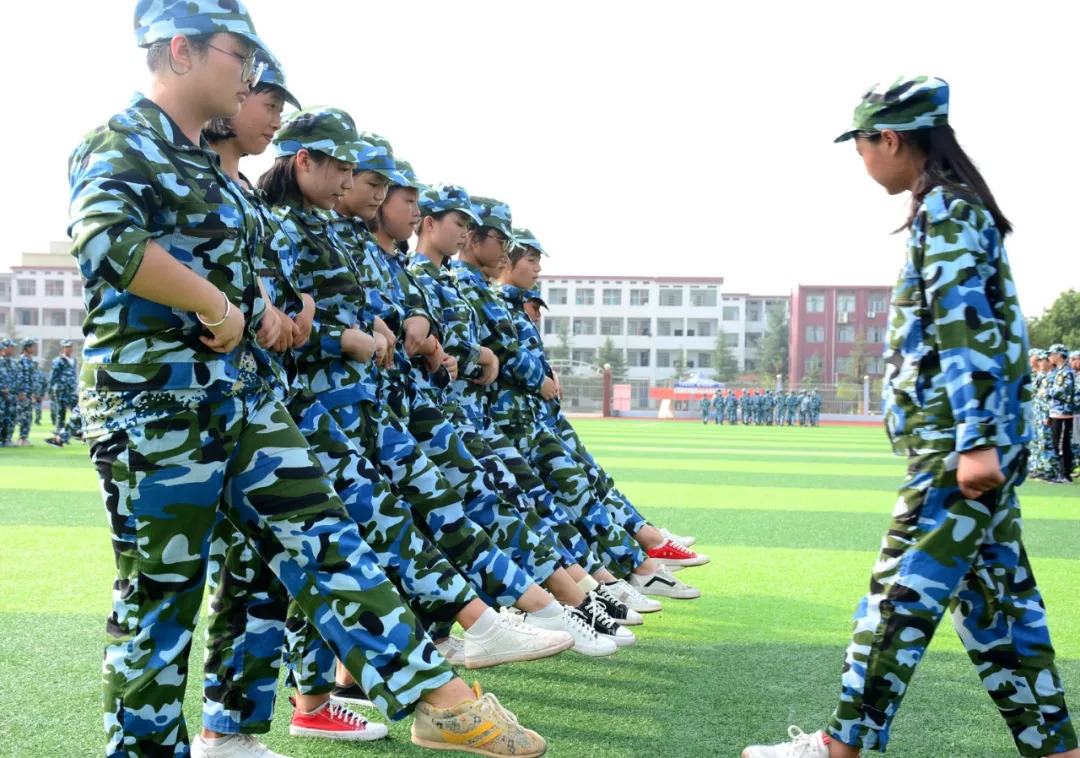 富田61军训日记│军训style且看富田少年武冈市富田学校高中部2018