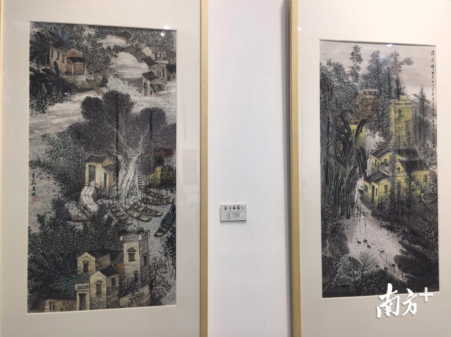 周末在家门口看展佛山展出南方家园19位画家的作品