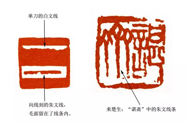 篆刻入门:不同线条的不同完成刀法