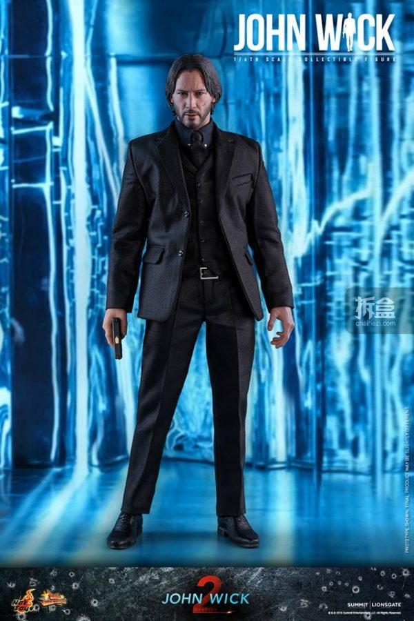 hottoys《疾速追杀2:疾速特攻》约翰威克1:6可动人偶