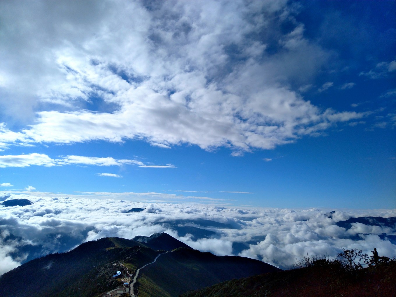 达瓦更扎,星空,云海,日出_天气