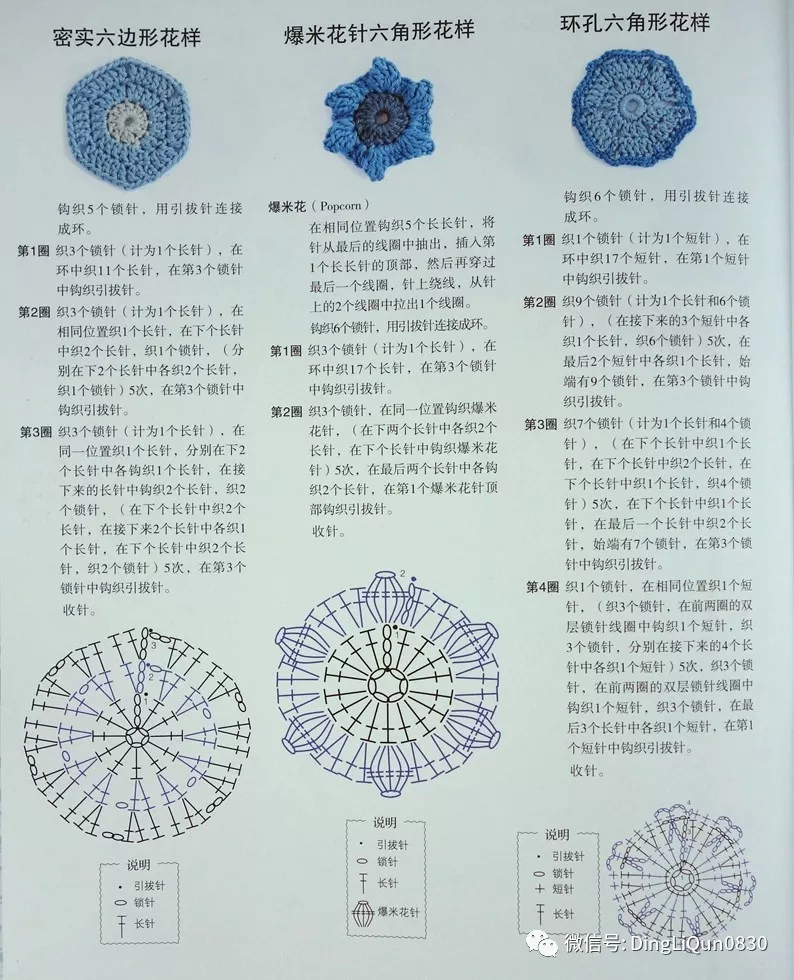 经典欧美钩织花样200款编织详解(中文收藏版)_花朵