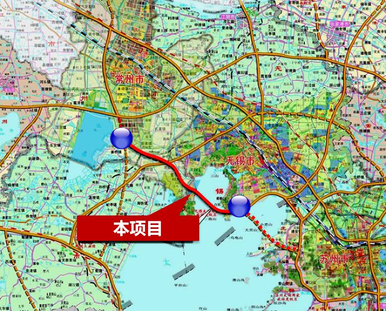 助力打造新时代江苏高速公路建设新品牌集团开展苏锡常南部高速公路