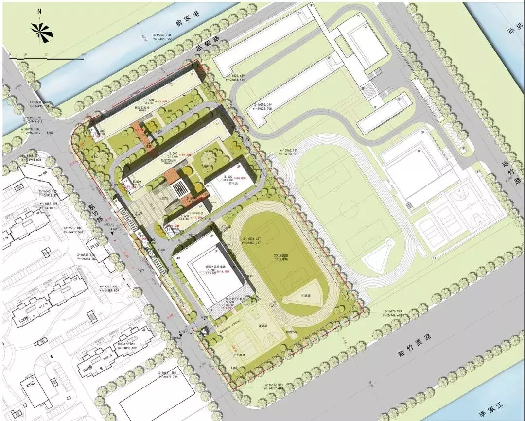 嘉定城北大居0104-12地块初中新建工程方案公示