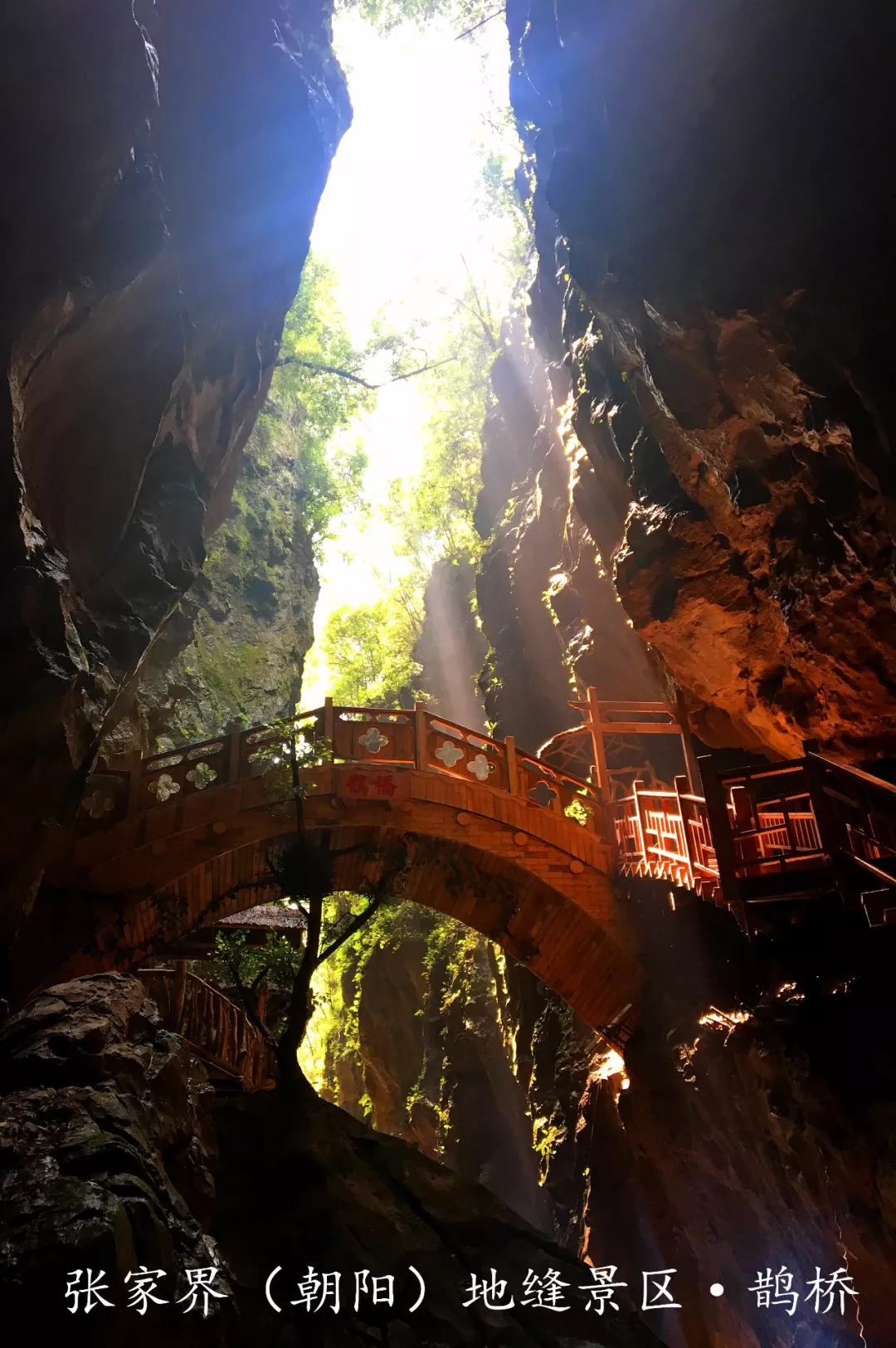 张家界旅游重大发现:无冬天更无夏天——朝阳地缝景区_慈利