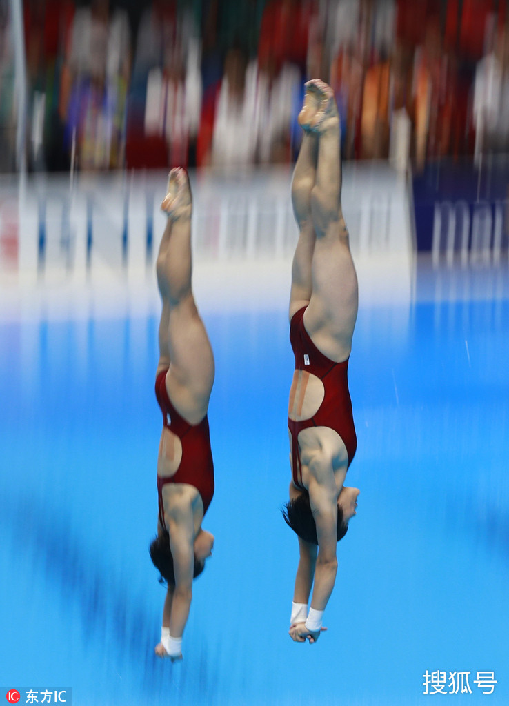 包揽模式开启 中国双姝摘金跳水女子双人10米台