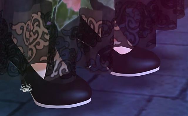 叶罗丽中的五双黑色系风格美鞋,辛灵简约大方,孔雀的最罕见