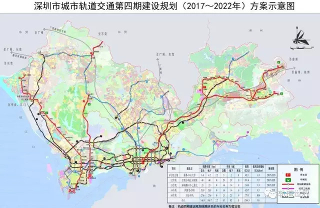 2022年深圳地铁四期建成通车后全市轨道交通总里程将达580公里,至2035