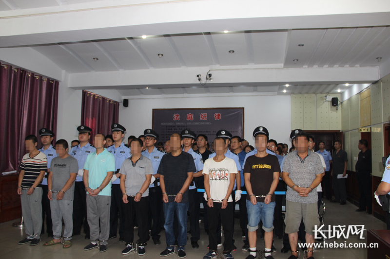 赞皇县法院集中宣判五起恶性刑事犯罪案件 18名被告获刑