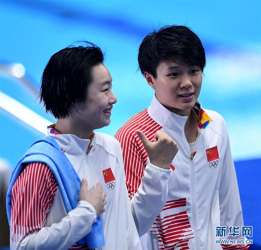 跳水女子双人三米板中国选手昌雅妮施廷懋夺冠