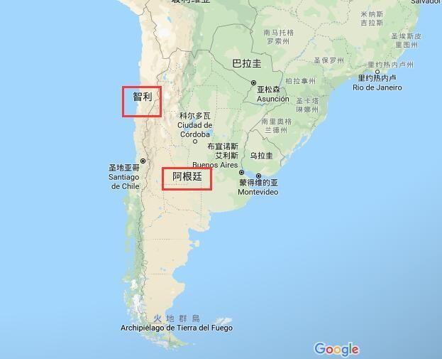 智利是世界上最狭长的 其国土南北长4332公里 在地图上看起来就