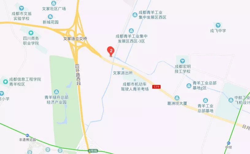 成都青羊区街道地图