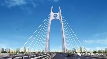派河大桥设计方案也是别具一格工程全程有三座跨河大桥为双向六车道一