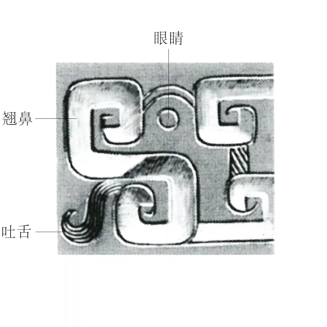 待到春秋时期,流行起了虺(hui三声)龙纹,以之为基本单位,同样可进行