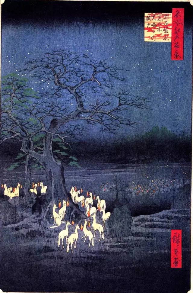 通览歌川的风景画可见, 虽有西方绘画的影响, 但总体展示了日本人