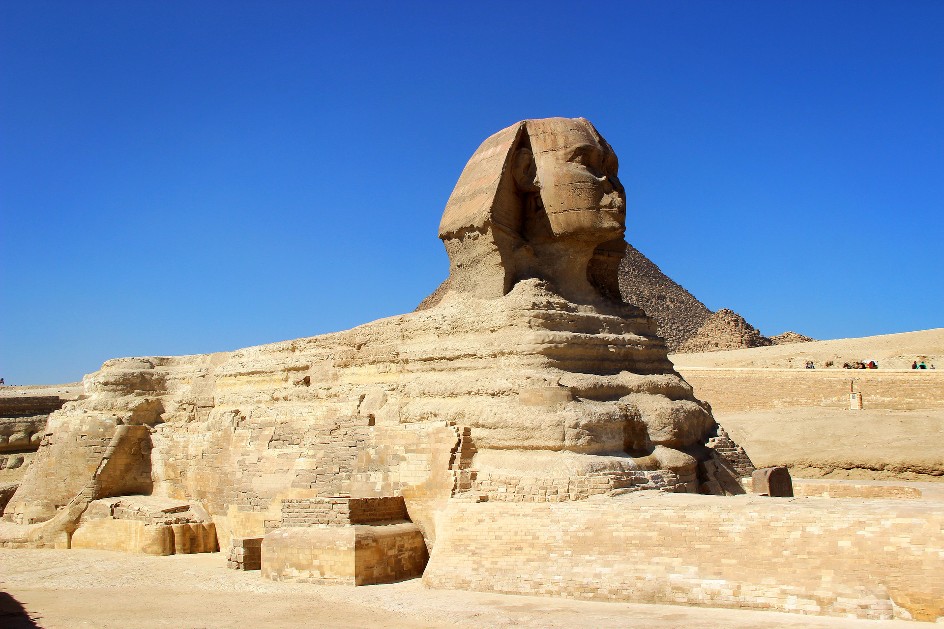 古埃及狮身人面像简介,狮身人面像的传说,狮身人面像最初的样子_大山谷图库