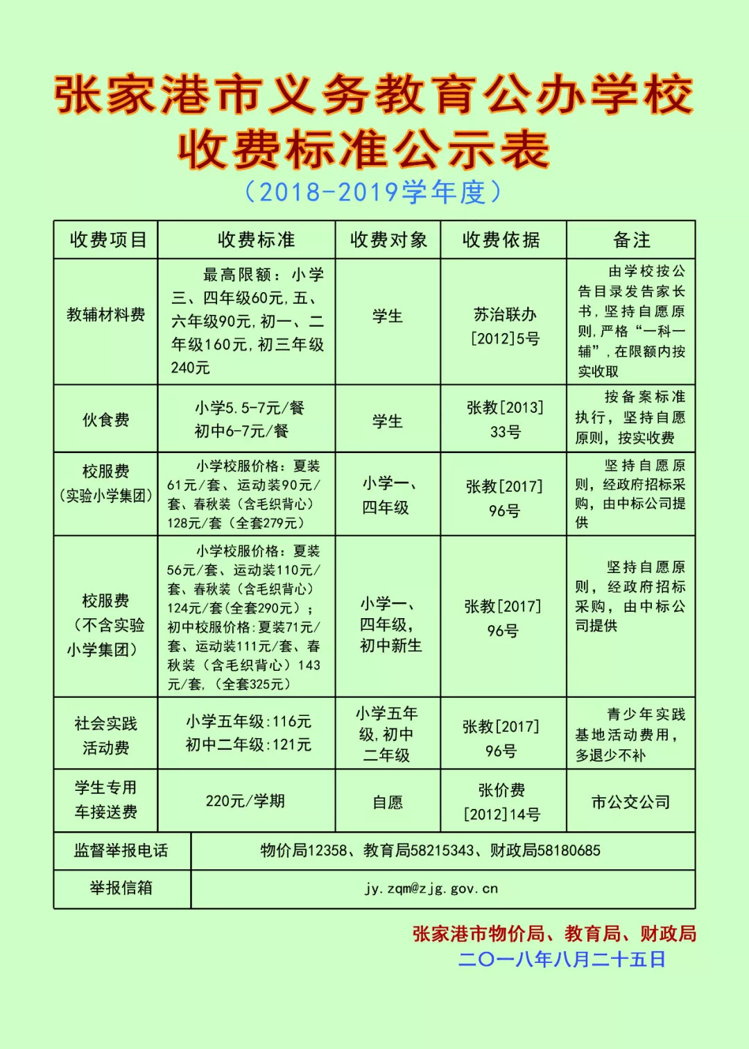 (1)公办幼儿园伙食费按 4个月15天收取,期末按实结算,多退少补,收费