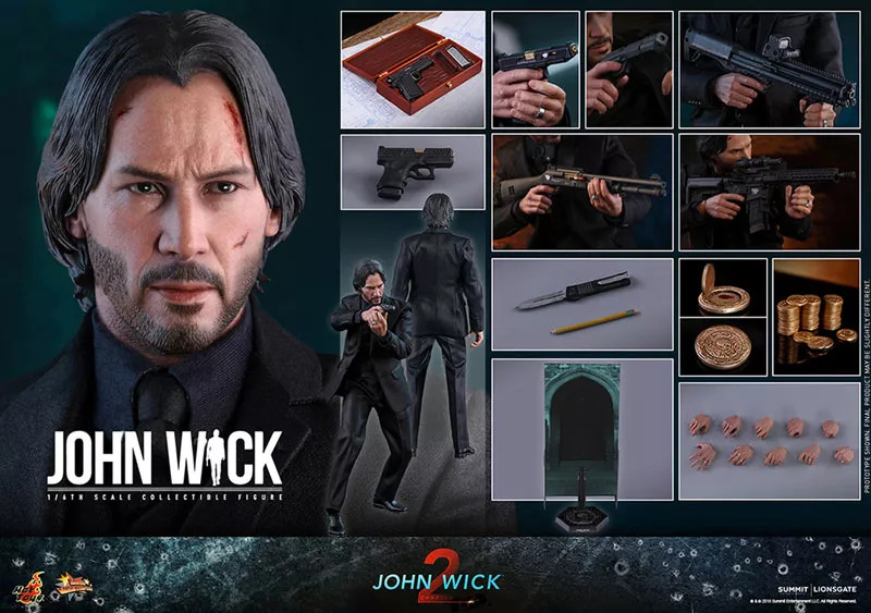 新品预定hottoysmms50416johnwick2疾速追杀2john