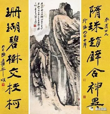 张大千山水画欣赏_张爰