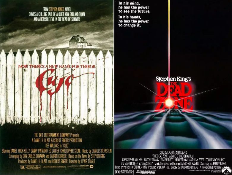 电影《狂犬惊魂》,而"扼杀者"指的则是同样1983年的《死亡地带》▼▼