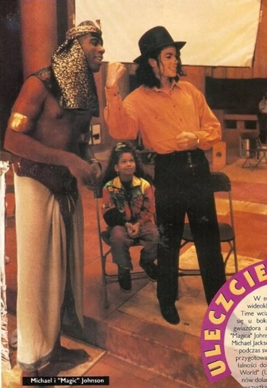 michael jackson & magic johnson