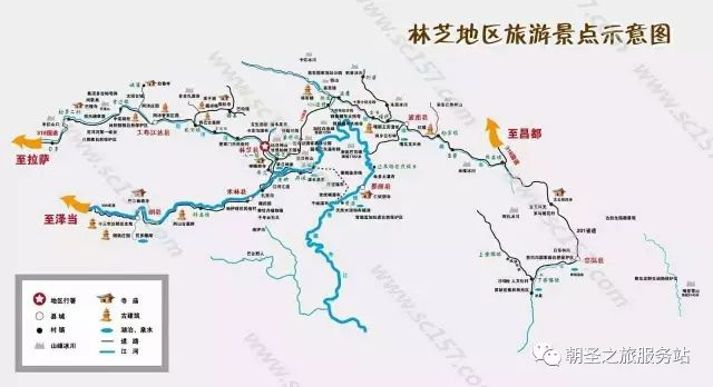 史上最全进藏路线及西藏全境自驾地图汇集